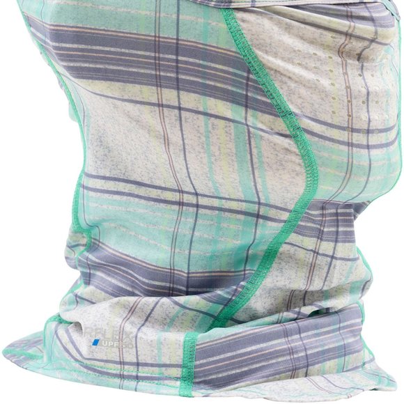 Simms Women's Fishing SunGaiter - UPF 50+ Sun Protection- Aruba Plaid NEW - Picture 2 of 7